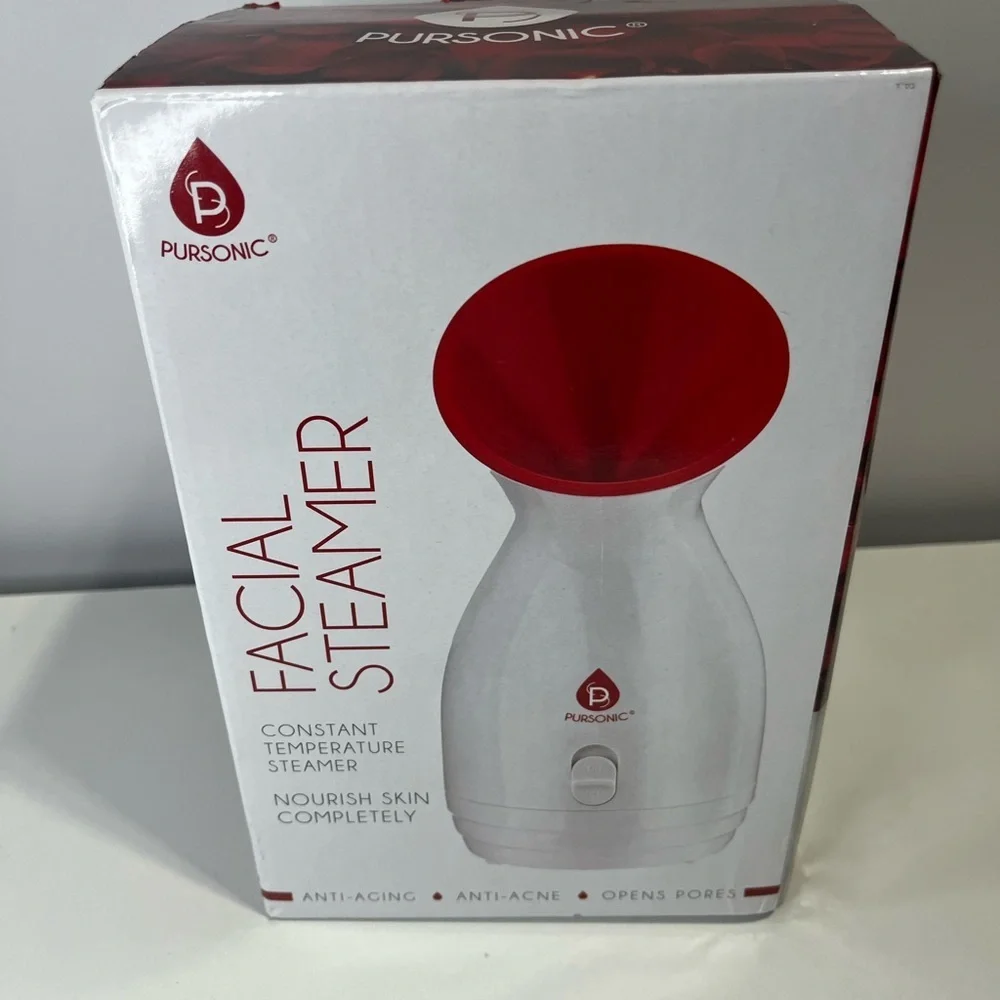 Facial Steamer - Red and white